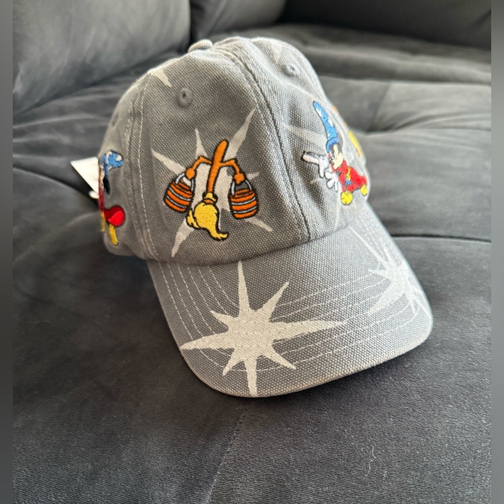 Butter Disney All over 6 panel Cap, brand new with tag, color Slate. - Picture 3 of 7